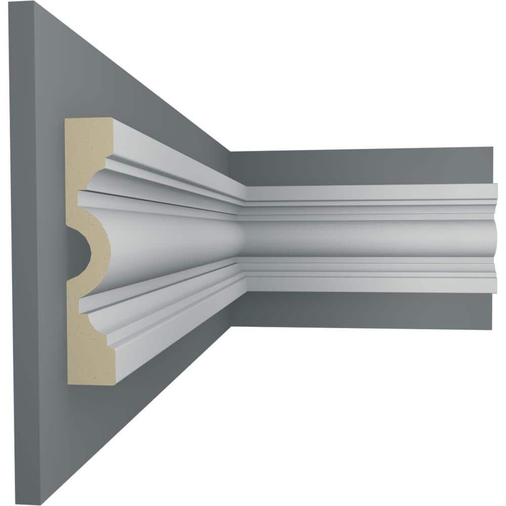 Primed White Polyurethane Decorative Chair Rail Moulding