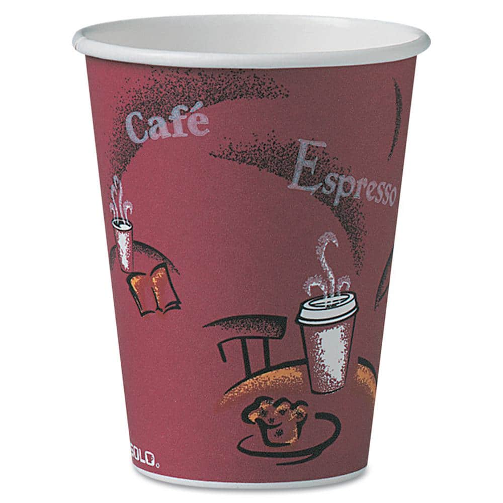Dixie To Go Disposable Paper Cups with Lids, 12 oz, Multicolor, 60 Count 