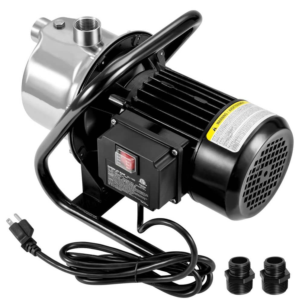 Shallow Well Pump, 1.5 HP 115V, 1200 GPH 164 ft Height, 87 psi Max Pressure, Portable Stainless Steel Sprinkler Booster price history on PriceWatchPro