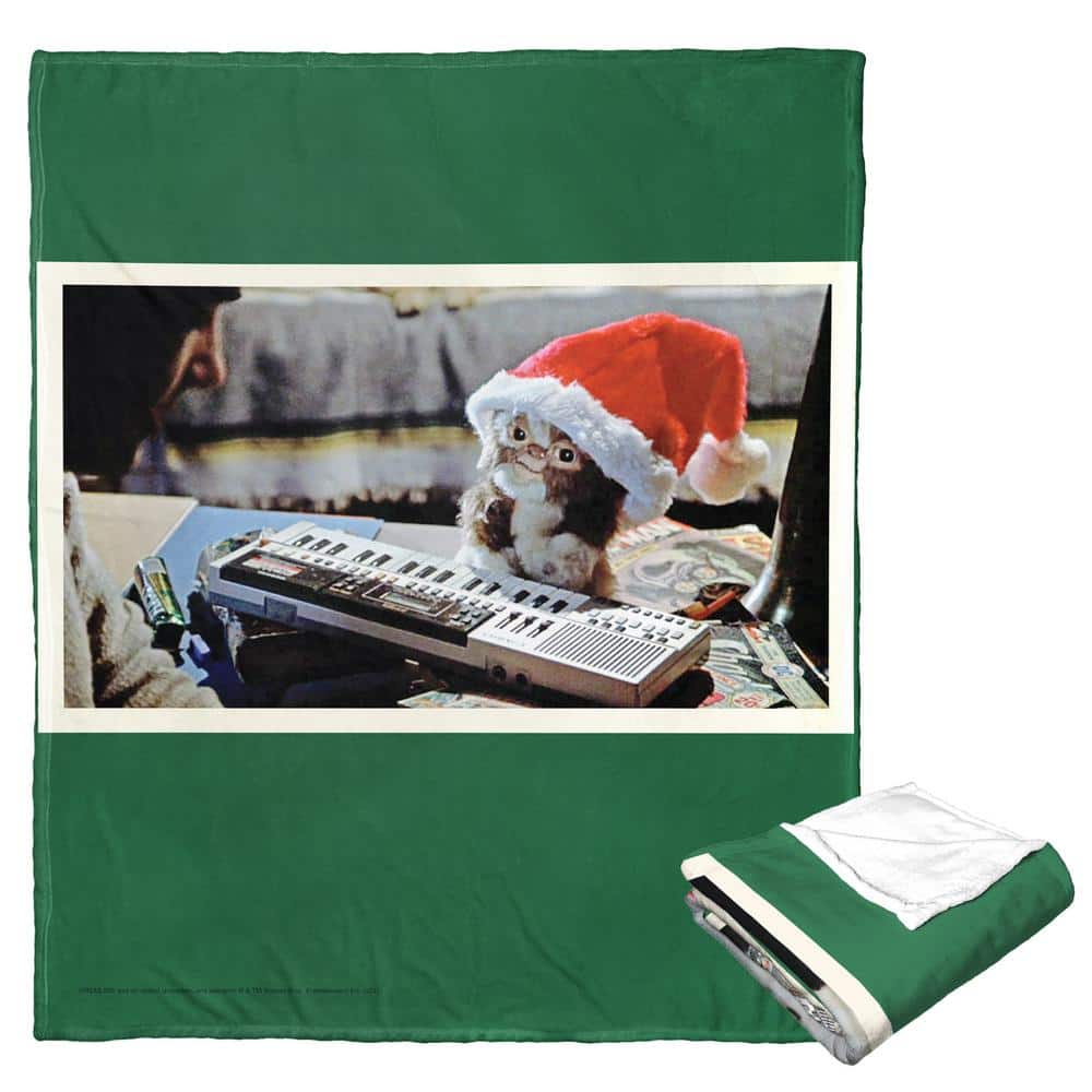 THE NORTHWEST GROUP Gremlins Christmas Keyboard Silk Touch Multi-Colored Throw Blanket