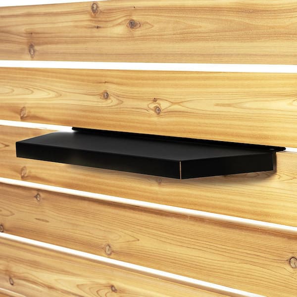 HOFT 24 in. Black Steel Shelf