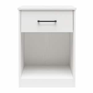 Pearce Nightstand with Drawer, White