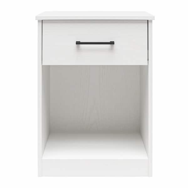 Ameriwood Home Pearce Nightstand with Drawer, White