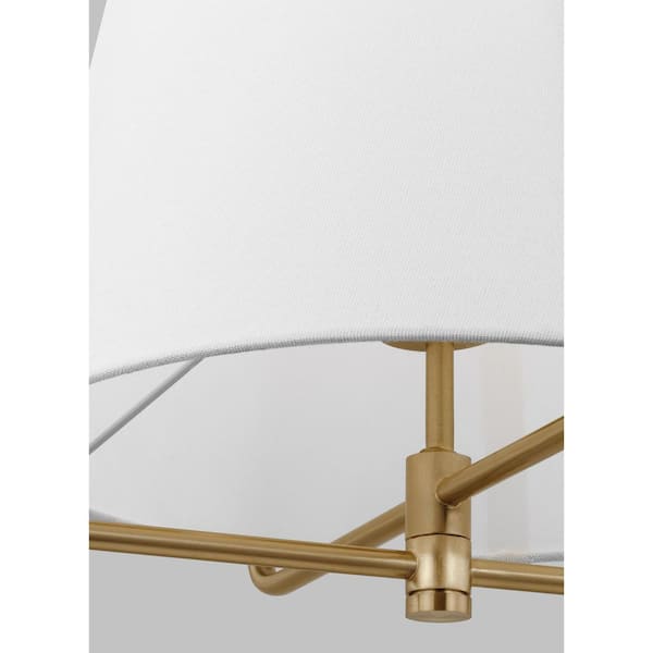 Generation Lighting - Studio Allis 1-Light Satin Brass Statement Pendant Light