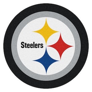 NFL - Pittsburgh Steelers Mascot Mat 36 in. x 36 in. Indoor Area Rug
