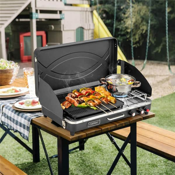 Portable camping gas bbq hotsell