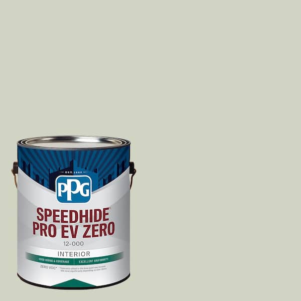 Speedhide Pro EV Zero 1 gal. PPG1125-2 White Sage Flat Interior Paint