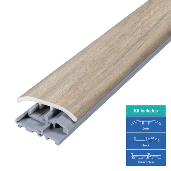 Webb Creek 0.31 in. T x 2 in. W x 78.7 in. L Vinyl 4-in-1 Molding