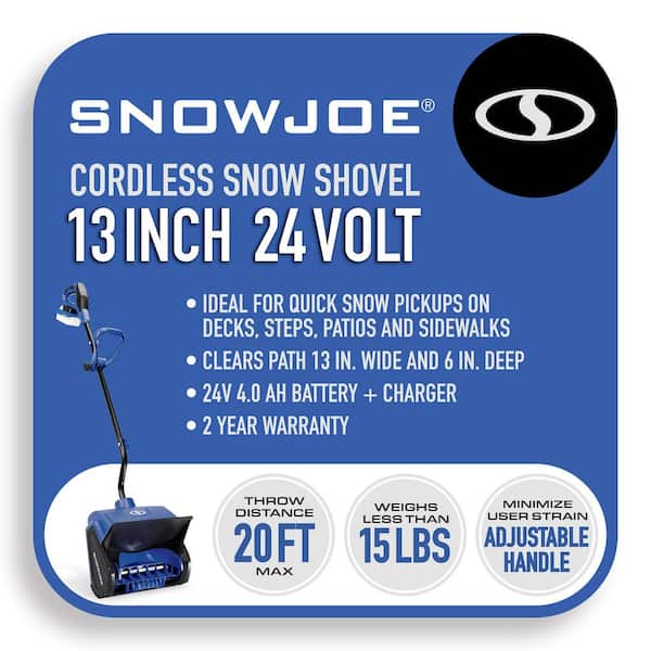 Snow Joe 323E Pelle à neige électrique 13 po 10 A 