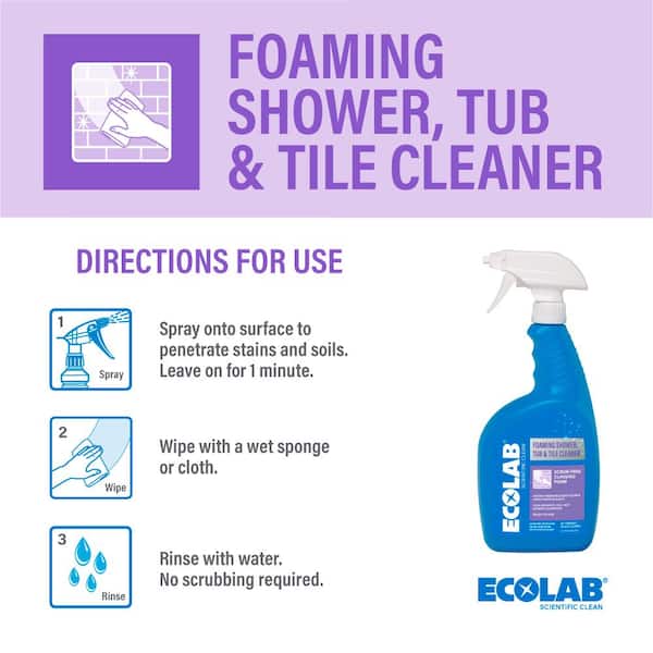  Bring It On Cleaner: Shower Door Hard Water Spot Stain Remover  with OXYGEN BLEACH. Safely Clean Shower Door Glass, Tiles, Taps, Grout and  Fiberglass 128oz : Health & Household
