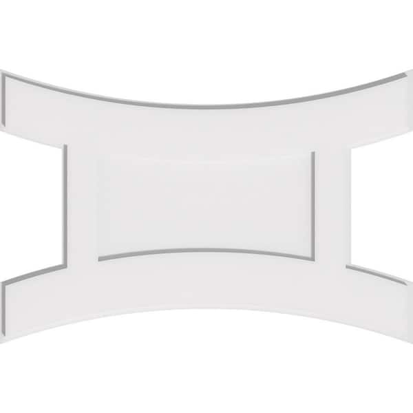 1 in. P X 32 in. W X 21-3/8 in. H Haven Architectural Grade PVC Contemporary Ceiling Medallion