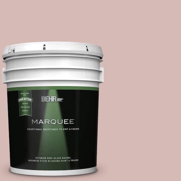 BEHR MARQUEE 5 gal. #UL110-13 First Waltz Semi-Gloss Enamel Exterior Paint and Primer in One