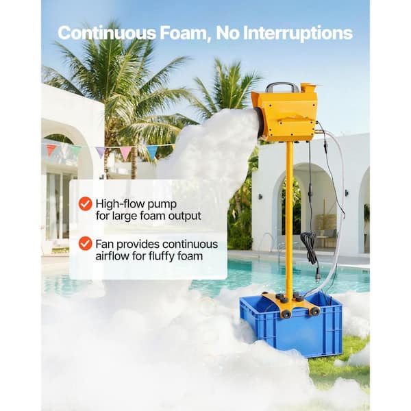 SKYSHALO Foam Machine with Adjustable Angle, Bubble Maker with 21