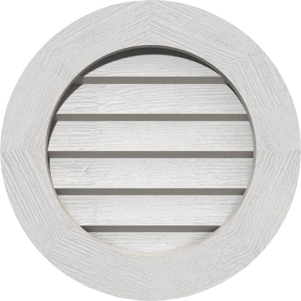 "21"" x 21"" Round Primed Rough Sawn Western Red Cedar Wood Paintable Gable Louver Vent Non-Functional" price history on PriceWatchPro