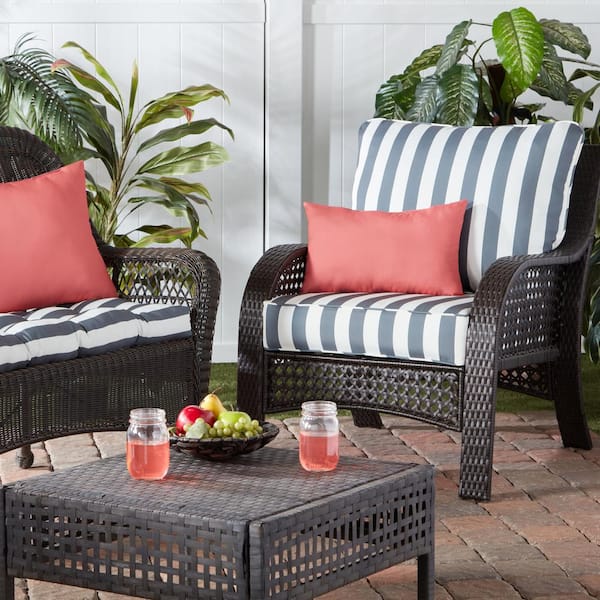 Canopy Stripe Gray Oc7820, Kirklands Outdoor Furniture Cushions