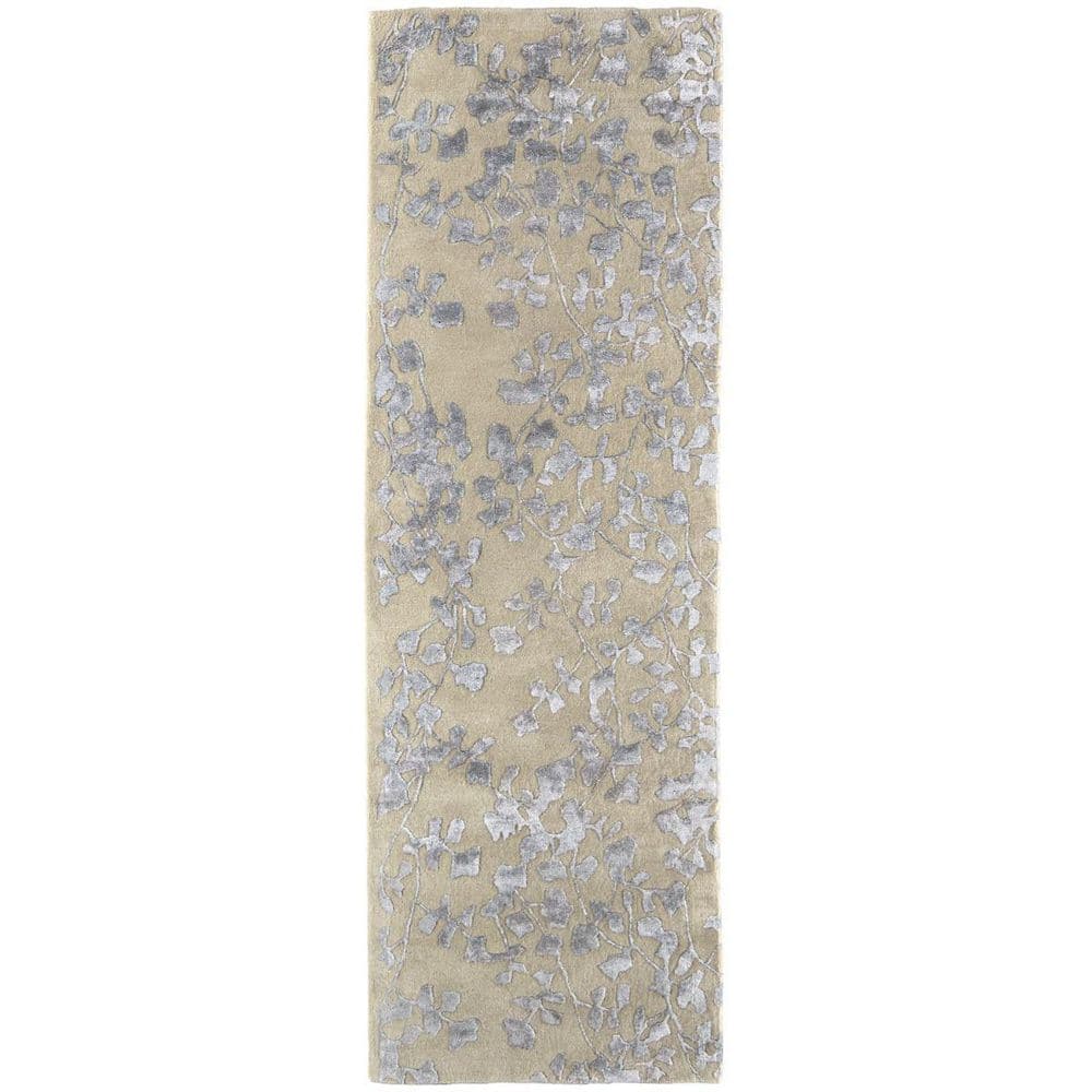 Tan, Gray Floral 2 ft. x 8 ft. Runner Rug price history on PriceWatchPro