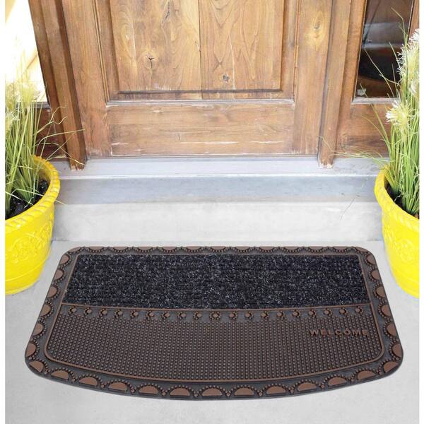 Stone Fluffy Indoor Doormat Entryway Floor Mat Anti-Skid Door Area Rug  Decor #3