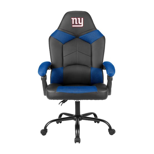 IMPERIAL New York Giants Black Polyurethane Oversized Office Chair with Reclining Back