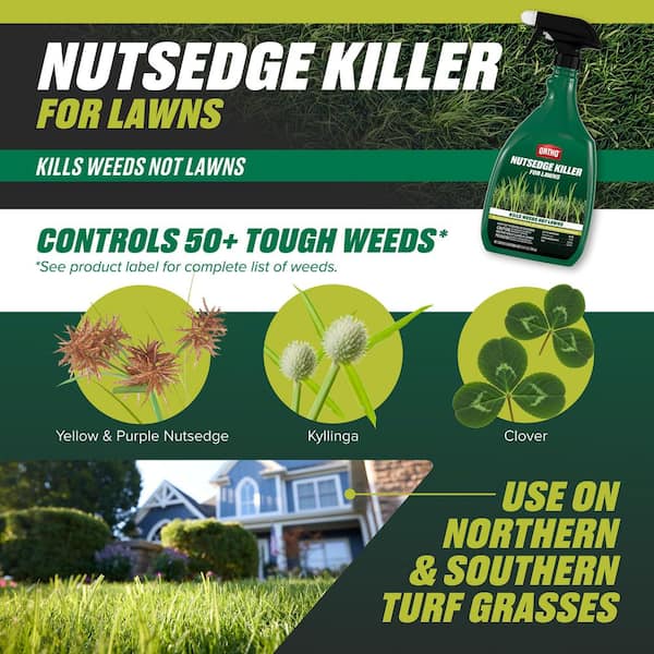 Nutsedge Killer for Lawns₁ 24 fl. oz. Ready-to-Use Weed Killer for Northern and Southern Turf Grasses