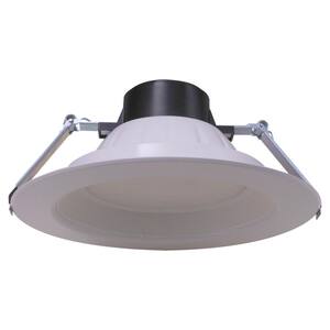 E4DL 8 in. Integrated LED Recessed Ceiling Light 2100 Lumens Dimmable Commercial Downlight Baffle Trim ENERGY STAR