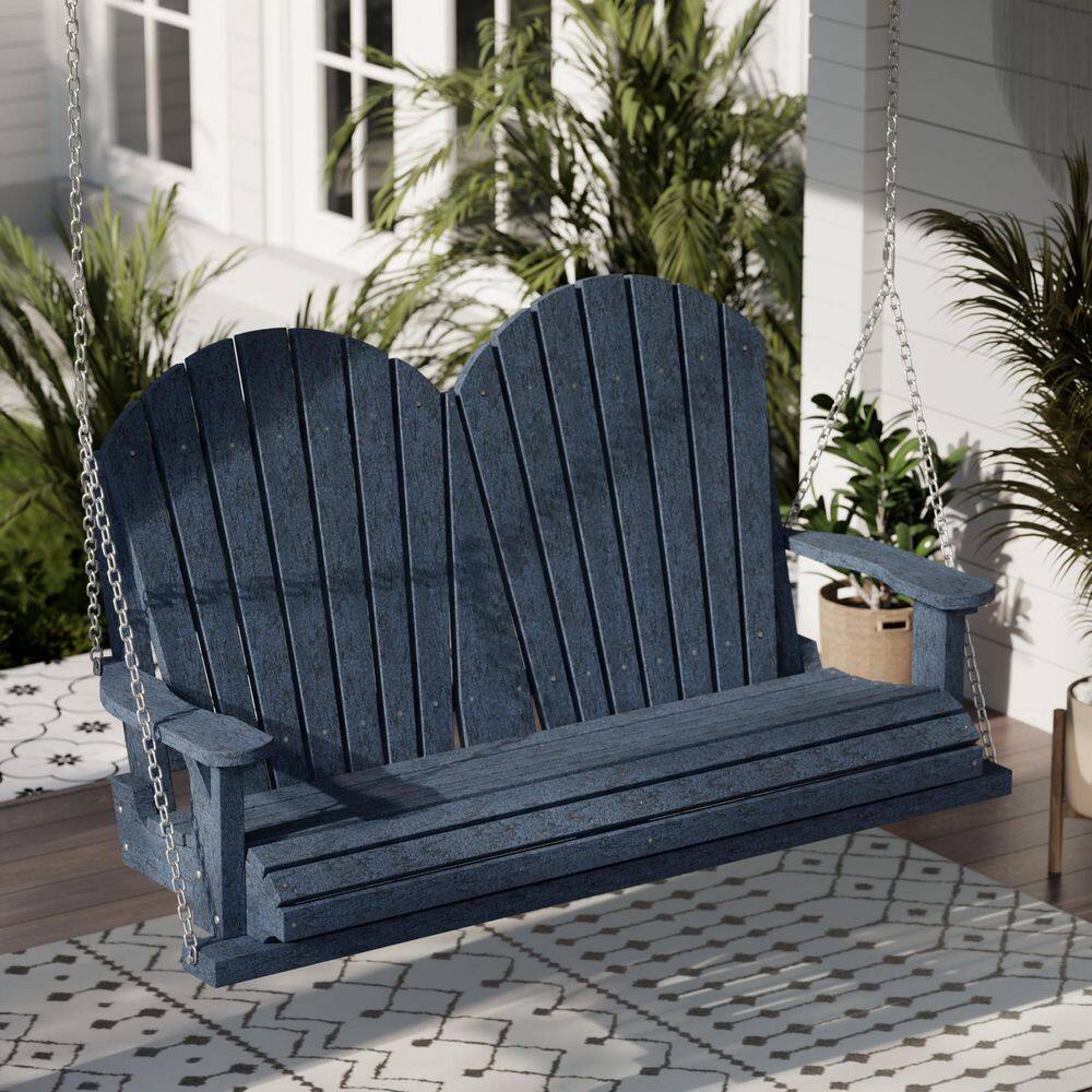 Patriot Blue 2-Person Recycled Plastic Porch Swing
