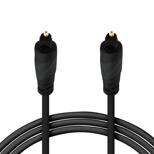 GearIt 25 ft. Digital Optical Audio Toslink Cable - Black