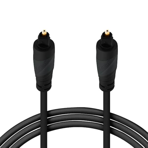 GearIt 3 ft. Digital Optical Audio Toslink Cable - Black