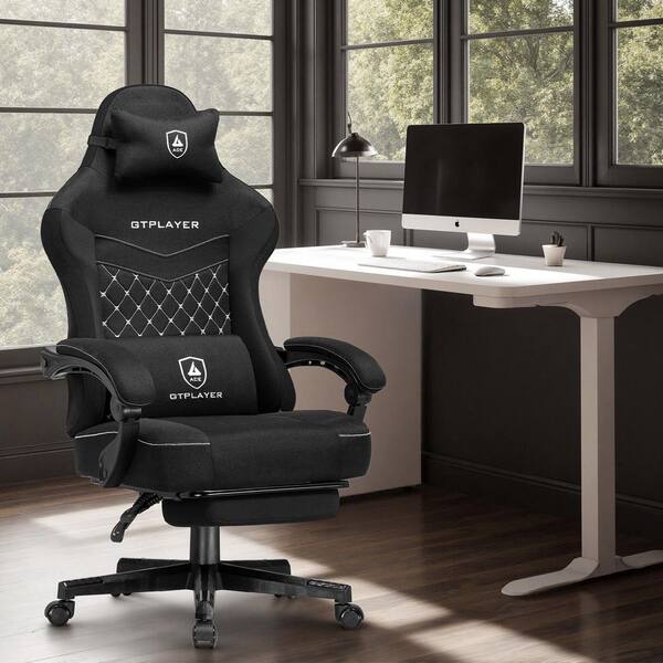 ComHoma Big and Tall Faux Leather Office Chair with Deluxe