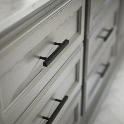 Black Drawer Pulls Cabinet Hardware The Home Depot