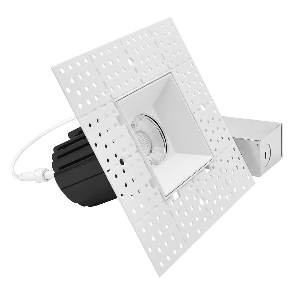 4 Inch Integrated LED Recessed Trimless Spotlight with JBox, 5CCT, 15W, 1000LM, CRI90,38°, Dimmable, IC Rated, ETL price history on PriceWatchPro