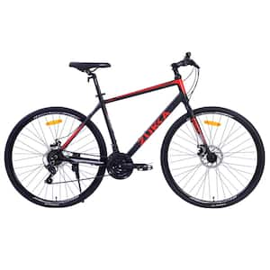 700C 21 Speed Aluminum Alloy Hybrid Bike City Road Bike with Disc