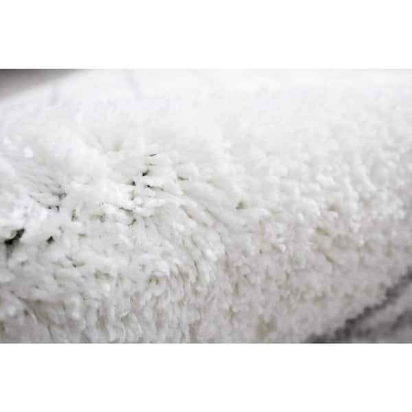 BASHIAN - Andes White/Blue 5 ft. x 8 ft. (5' x 7'6") Geometric Contemporary Area Rug