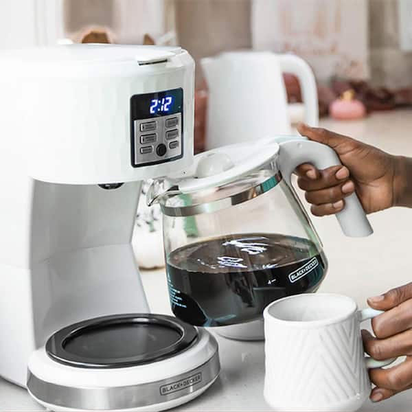 BLACK+DECKER 12-Cup Coffeemaker Programmable Exclusive Vortex Technology
