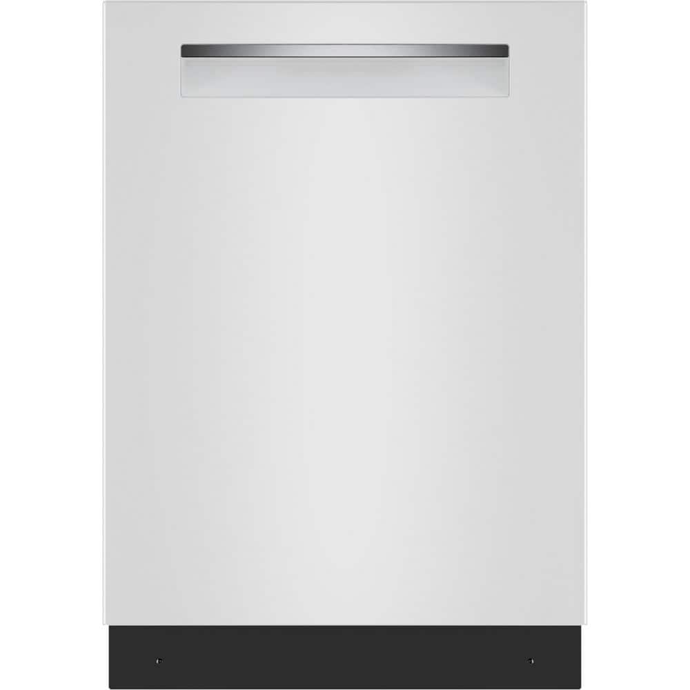500 Series 24 in. White Top Control Tall Tub Pocket Handle Dishwasher with Stainless Steel Tub