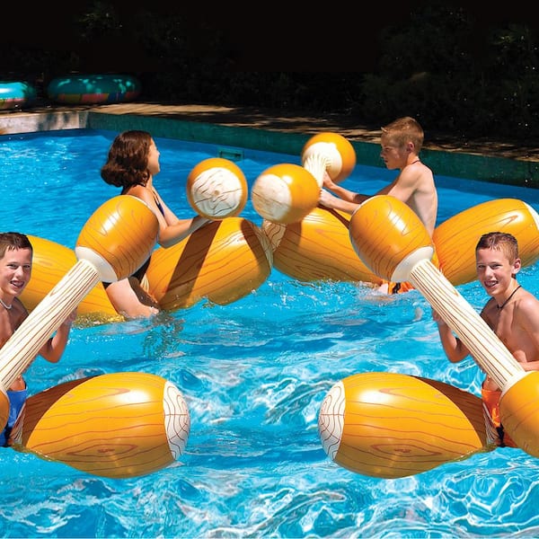 Swimline Log Flume Joust Set Action Inflatable