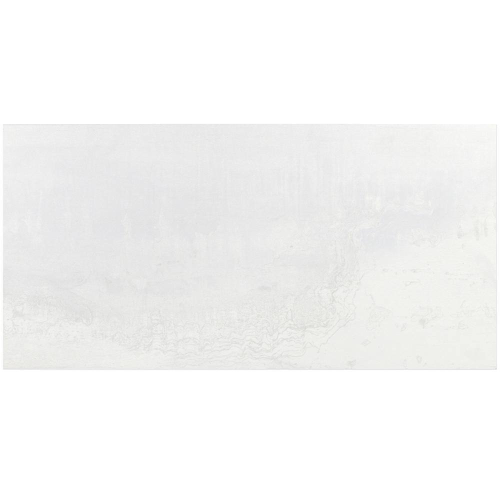 Angela Harris Metallic Light Silver Matte Porcelain Tile 12x24
