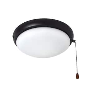 2-Light Oil Rubbed Bronze Ceiling Fan Moon LED Light Kit