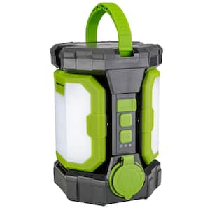 Voyager 5000 Lumens LED Jobsite Lantern/Work Light with 3-Way Power, Voyager Battery Included