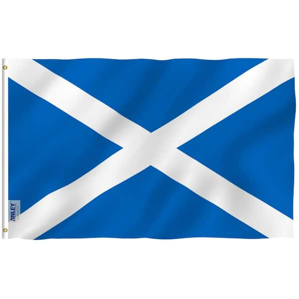 ANLEY Fly Breeze 3 ft. x 5 ft. Polyester Scotland Flag 2-Sided Flags ...