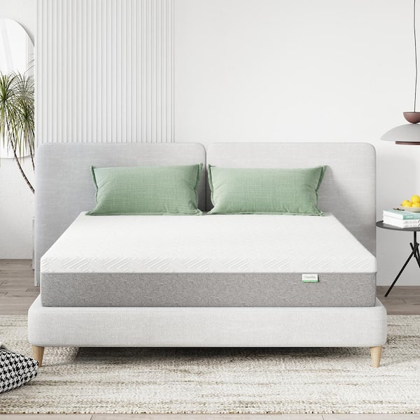 Novilla 10 in. Support Cooling Medium to Firm Gel Memory Foam Tight Top Queen Mattress, Breathable and Hypoallergenic