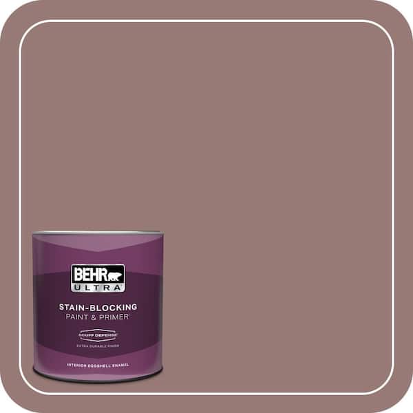 BEHR ULTRA 1 qt. #130F-5 Mushroom Basket Extra Durable Eggshell Enamel Interior Paint & Primer