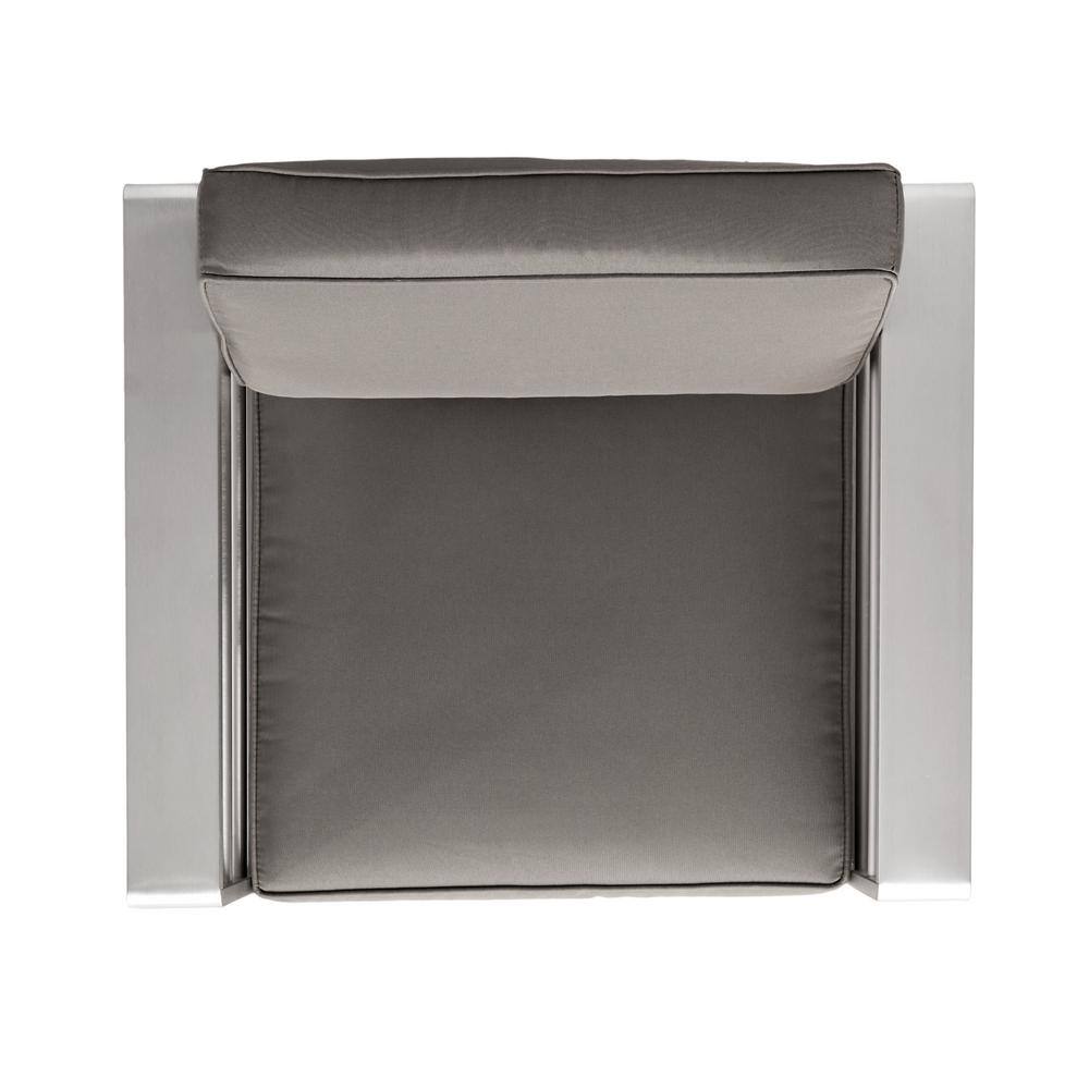Gray Aluminum 10-Piece Patio Sofa and Dining Set