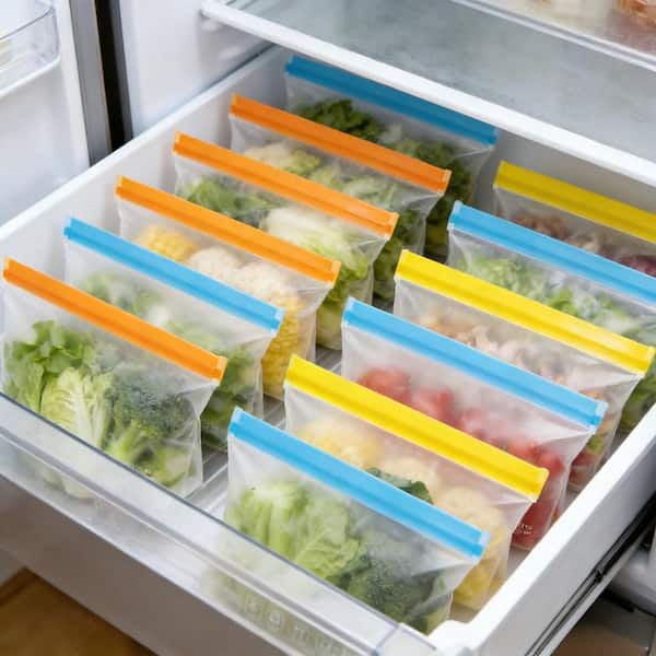 Wudkey PEVA Reusable Storage Bags