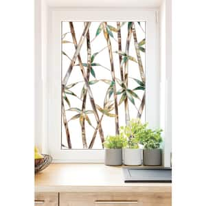 Glass Bamboo 24 in. x 36 in. Window Film