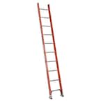 10 ft. Fiberglass D-Rung Straight Ladder with 300 lb. Load Capacity Type IA Duty Rating
