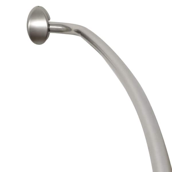 Aluminum Adjustable Curved Shower Rod, Aluminum Curved Shower Curtain Rod