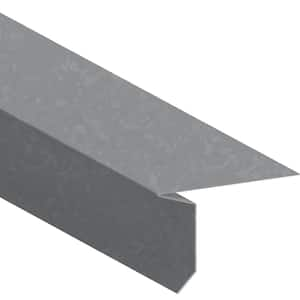 2-1/16 in. x 2-1/2 in. x 10 ft. 26-Gauge Galvanized Steel Eave Drip Flashing