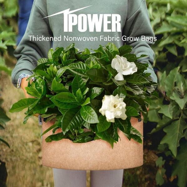 iPower 20 Gal. Grow Bags Nonwoven Fabric Pots Aeration Container