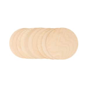 1/2 in. x 1 ft. x 1 ft. Birch Circle Project Panel (10-Pack)