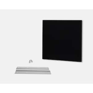 WAVERoom Pro 1 in. x 24 in. x 24 in. Diffusion-Enhanced Sound Absorbing Acoustic Panel in Black